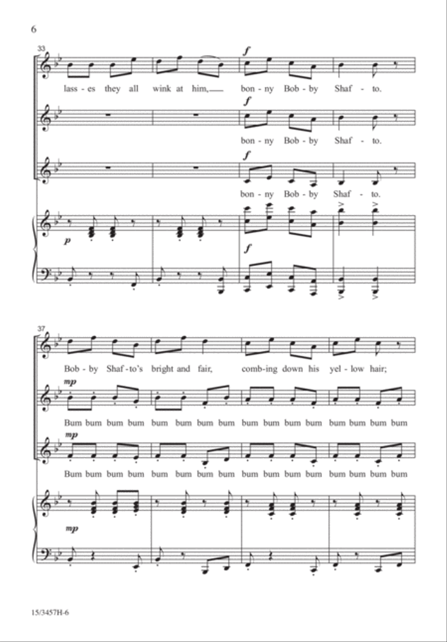 Bobby Shafto Bobby Shafto SSA scores gallery preview page 6