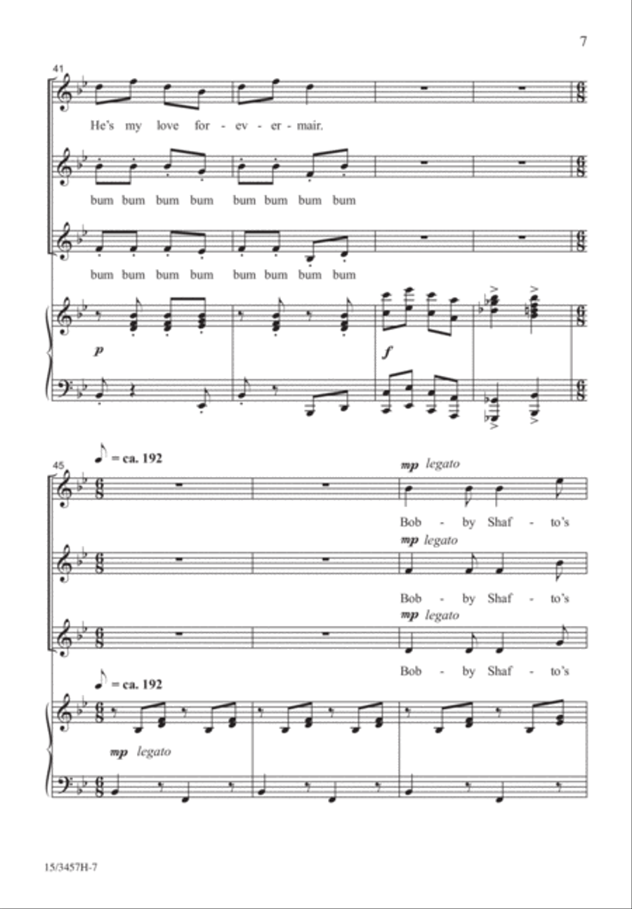 Bobby Shafto Bobby Shafto SSA scores gallery preview page 7