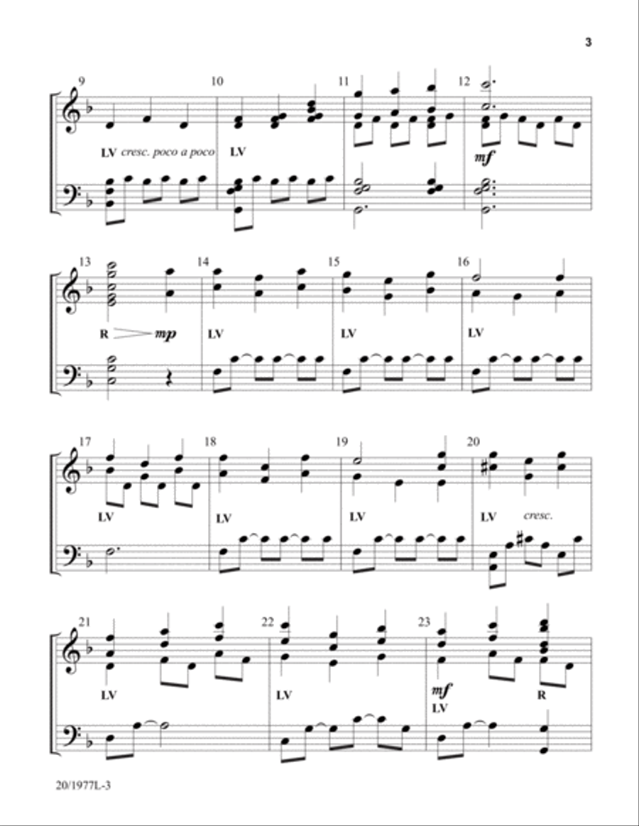 Blest Be the Tie That Binds 5-Octaves scores gallery preview page 3