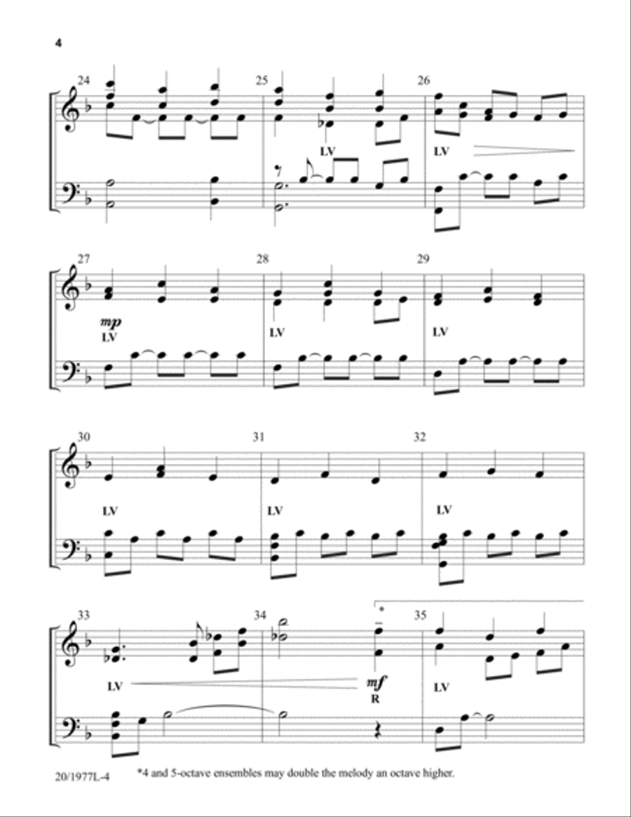 Blest Be the Tie That Binds 5-Octaves scores gallery preview page 4