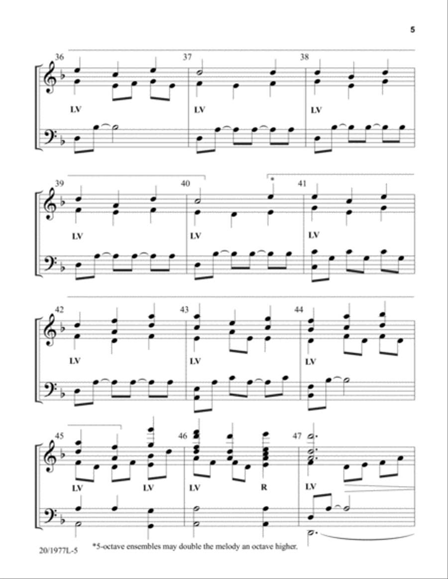 Blest Be the Tie That Binds 5-Octaves scores gallery preview page 5