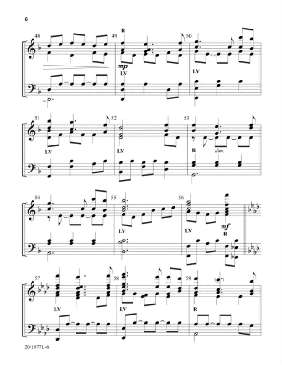 Blest Be the Tie That Binds 5-Octaves scores gallery preview page 6