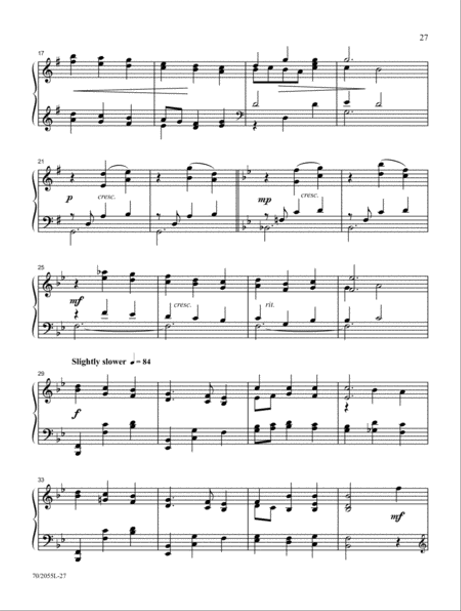 Carols Across the Centuries Piano Solo scores gallery preview page 19