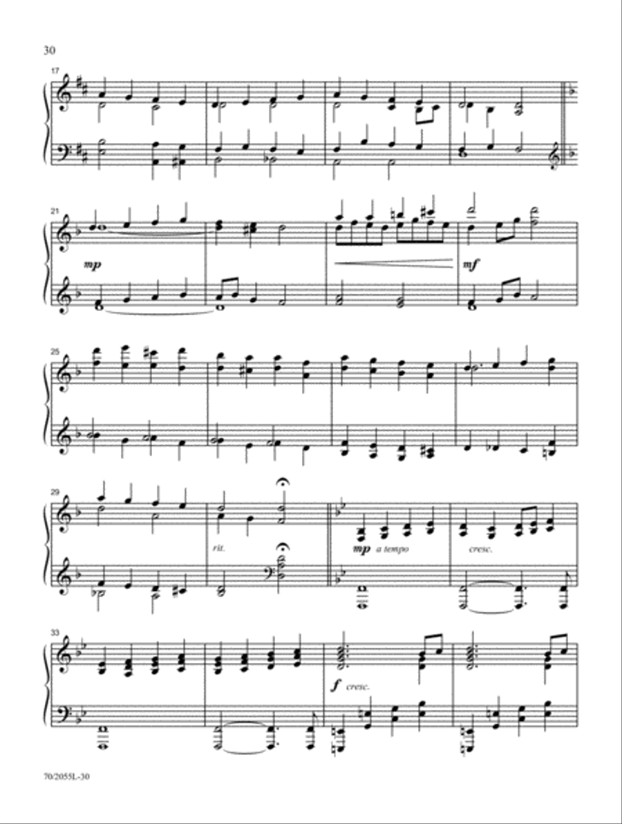 Carols Across the Centuries Piano Solo scores gallery preview page 21
