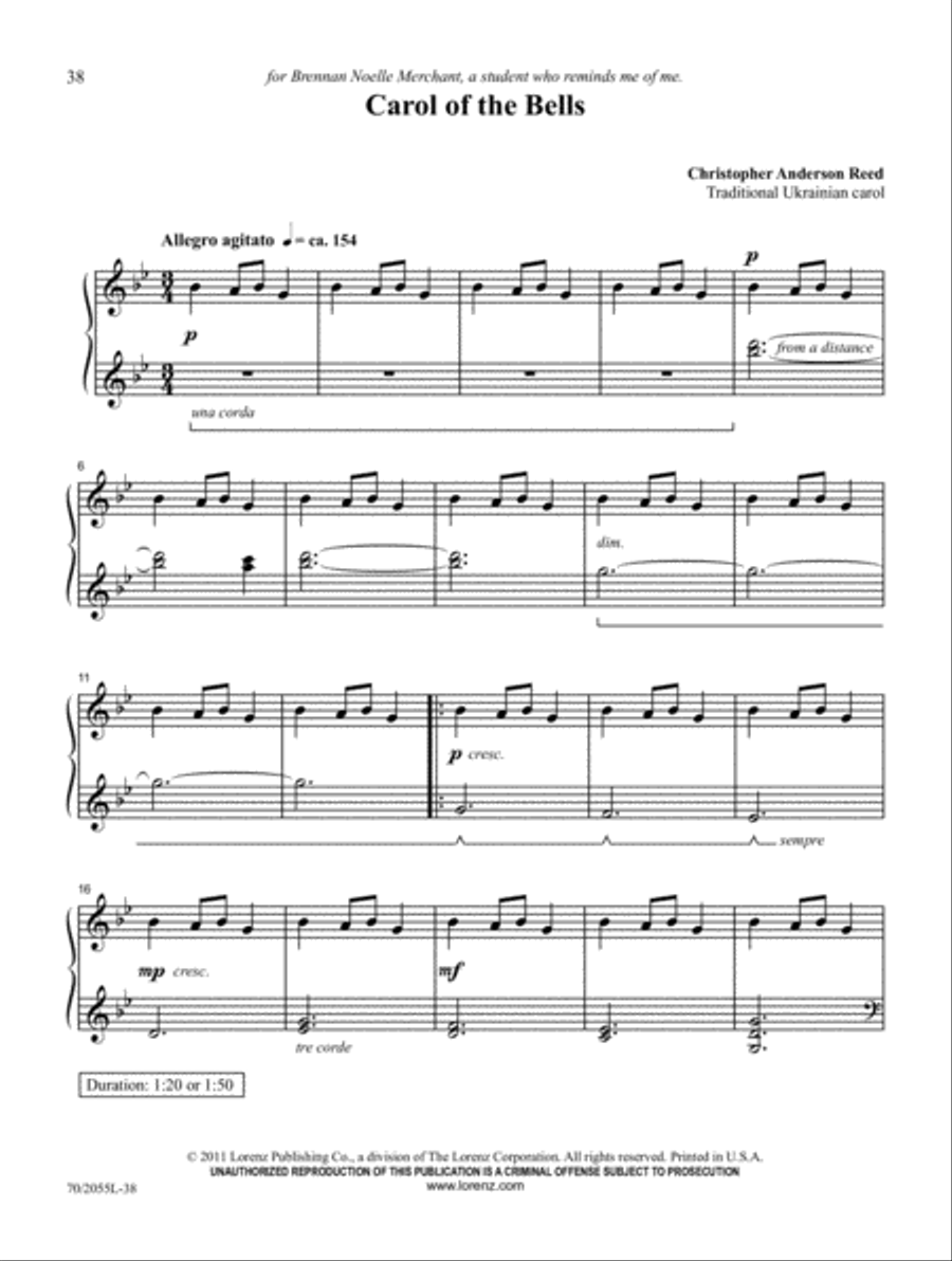 Carols Across the Centuries Piano Solo scores gallery preview page 26