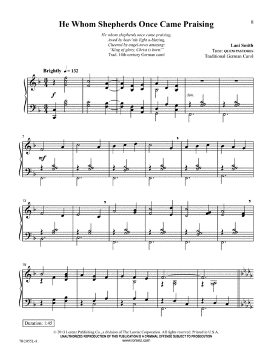 Carols Across the Centuries Piano Solo scores gallery preview page 6