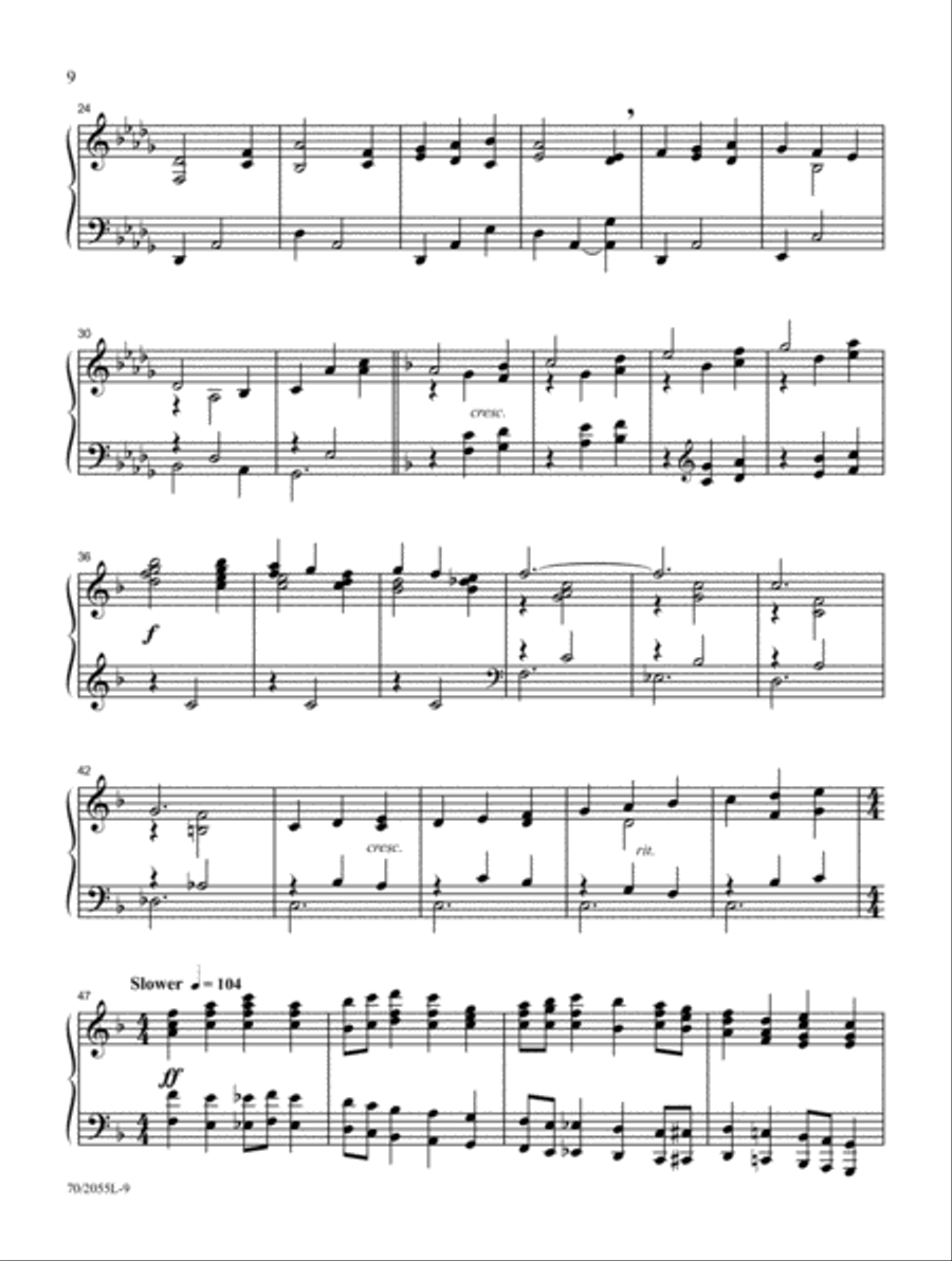 Carols Across the Centuries Piano Solo scores gallery preview page 7