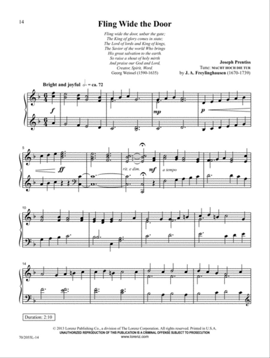 Carols Across the Centuries Piano Solo scores gallery preview page 10