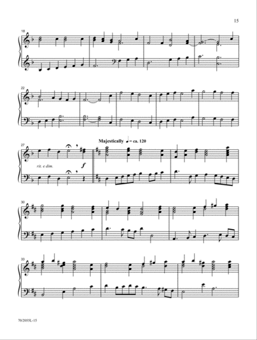 Carols Across the Centuries Piano Solo scores gallery preview page 11