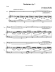 Nocturno, Op. 7