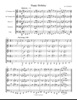 Happy Birthday for Brass Quintet