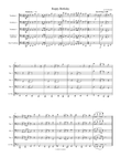 Happy Birthday for Trombone Quartet or Quintet
