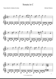 Sonata in C.