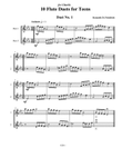 10 Flute Duets for Teens