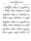10 Horn Duets for Teens