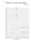 March No. 10 for Concert Band