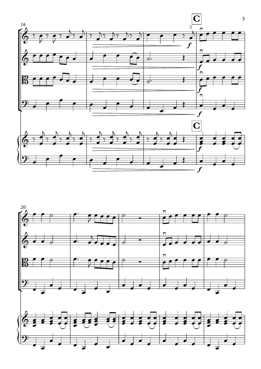 Siman Tov ve Mazel Tov Siman Tov ve Mazel Tov Piano Quintet scores gallery preview page 4