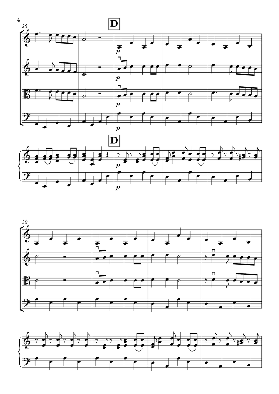 Siman Tov ve Mazel Tov Siman Tov ve Mazel Tov Piano Quintet scores gallery preview page 5