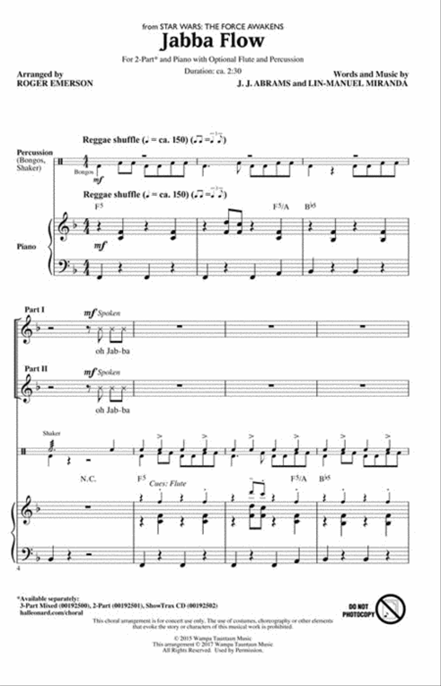 Jabba Flow Jabba Flow 2-Part scores gallery preview page 2