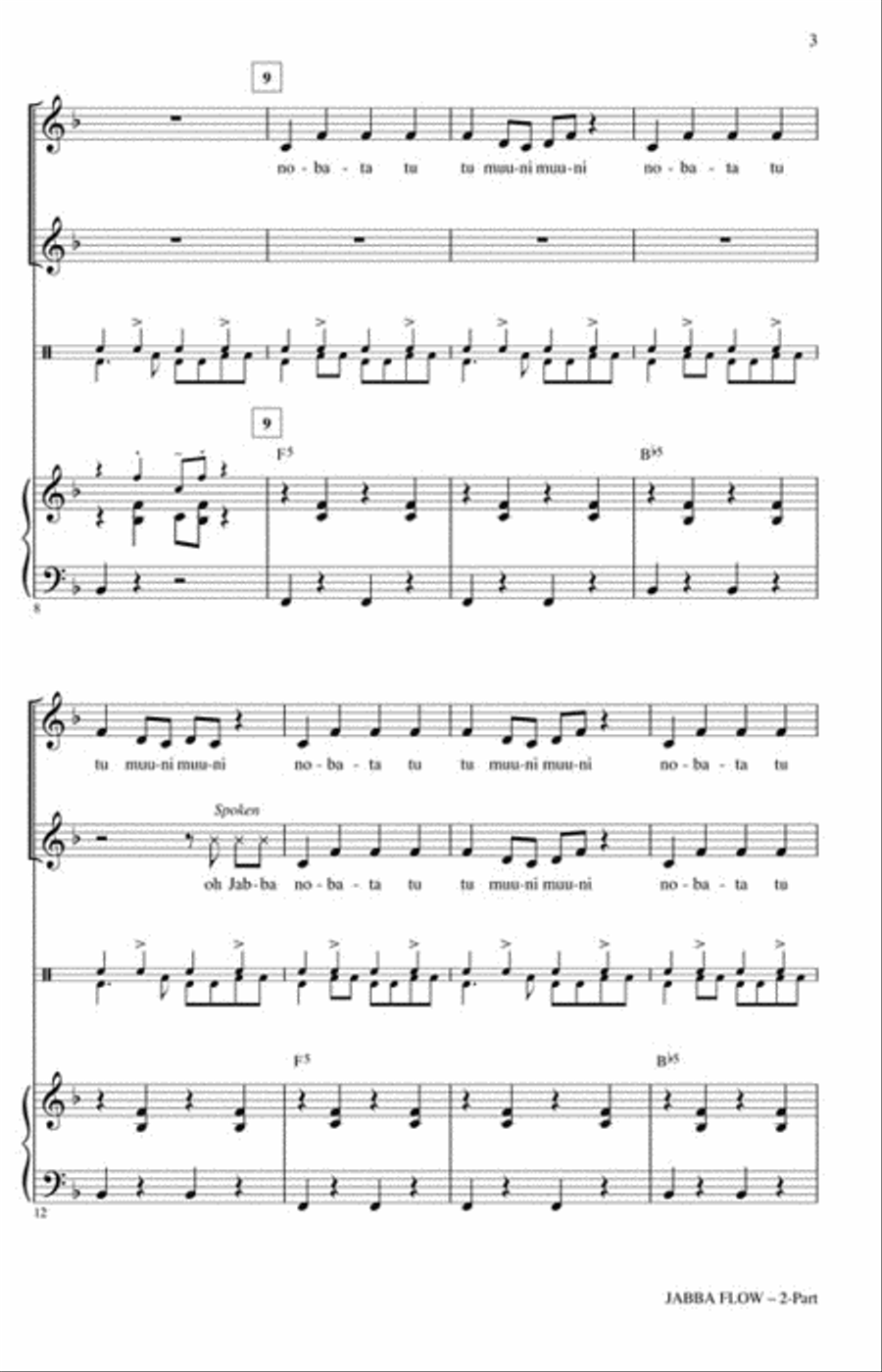 Jabba Flow Jabba Flow 2-Part scores gallery preview page 3