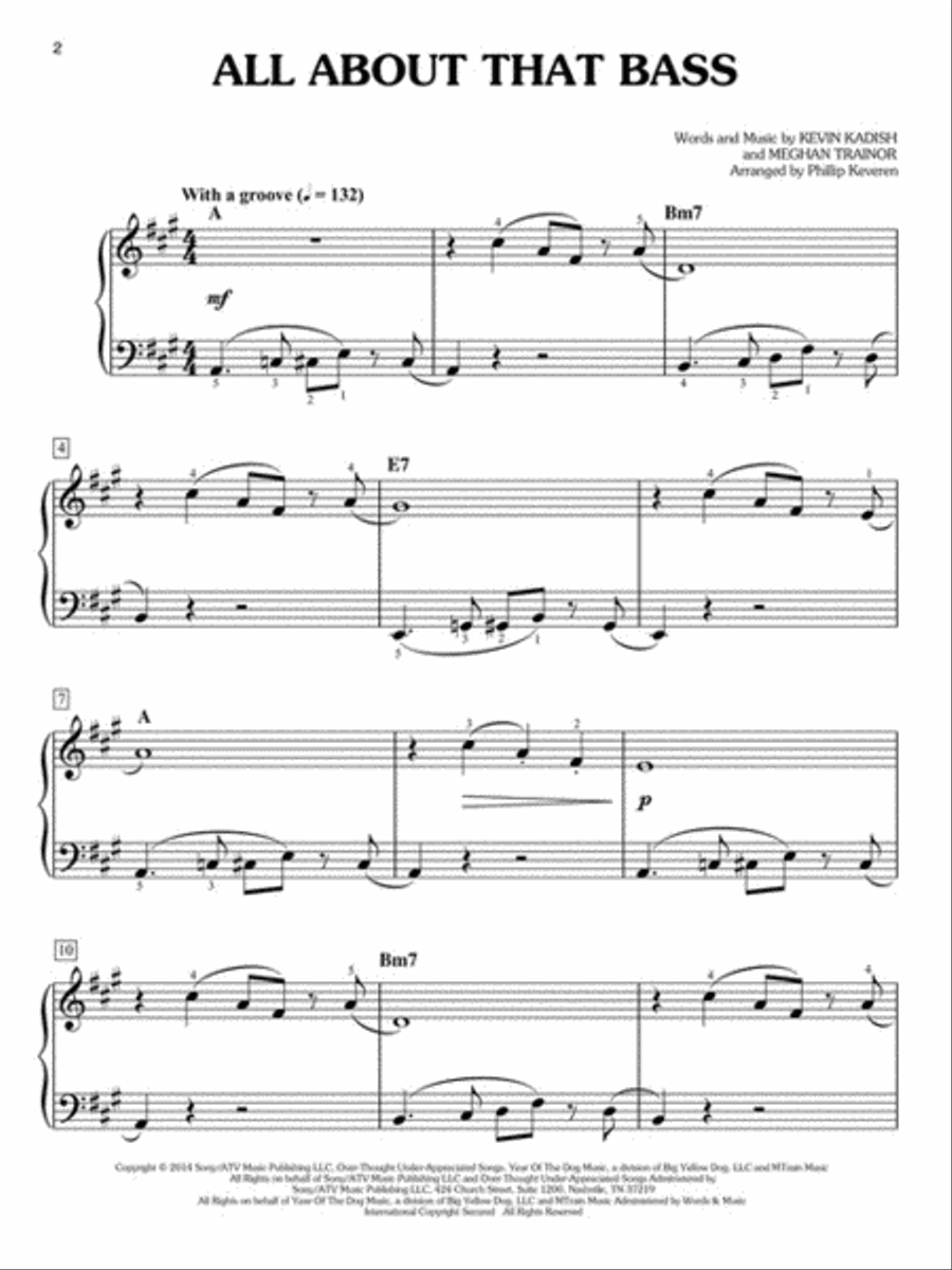 Catchy Songs for Piano Easy Piano scores gallery preview page 3