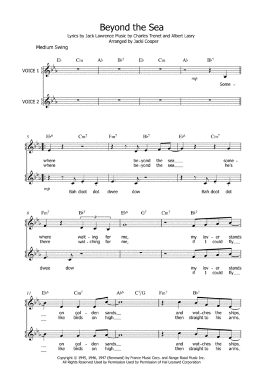 Beyond The Sea SA scores gallery preview page 2