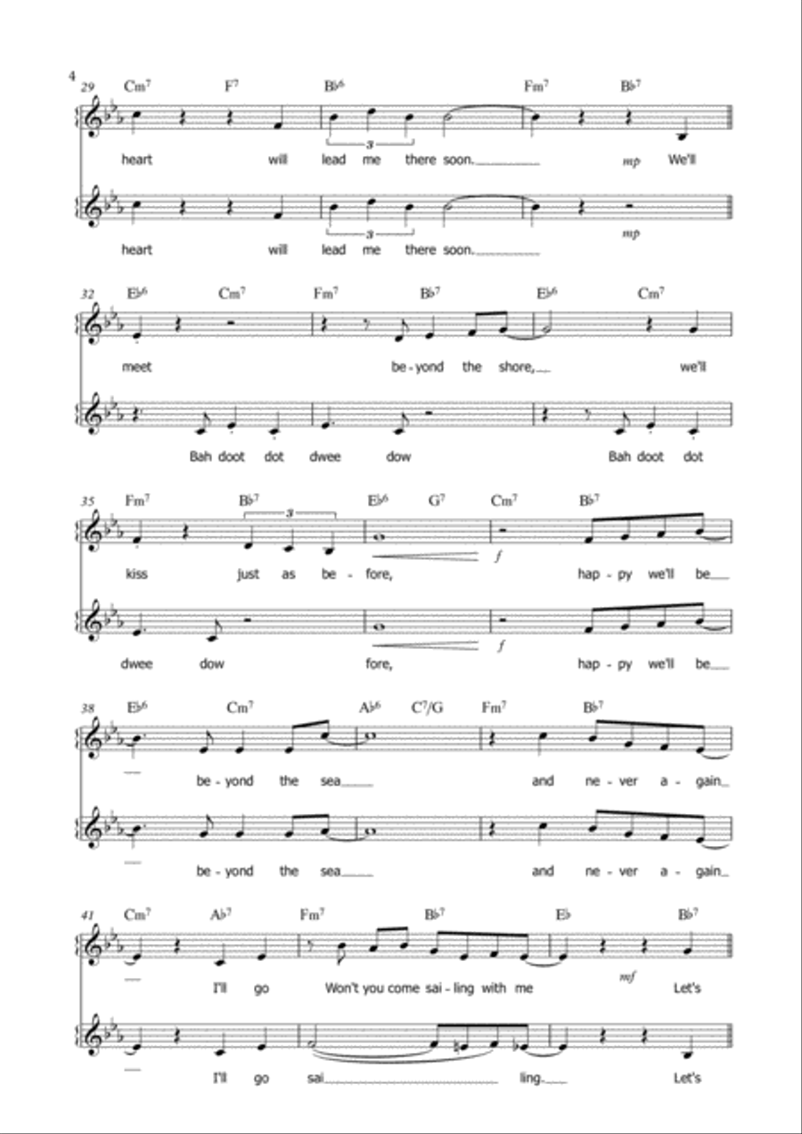 Beyond The Sea SA scores gallery preview page 4