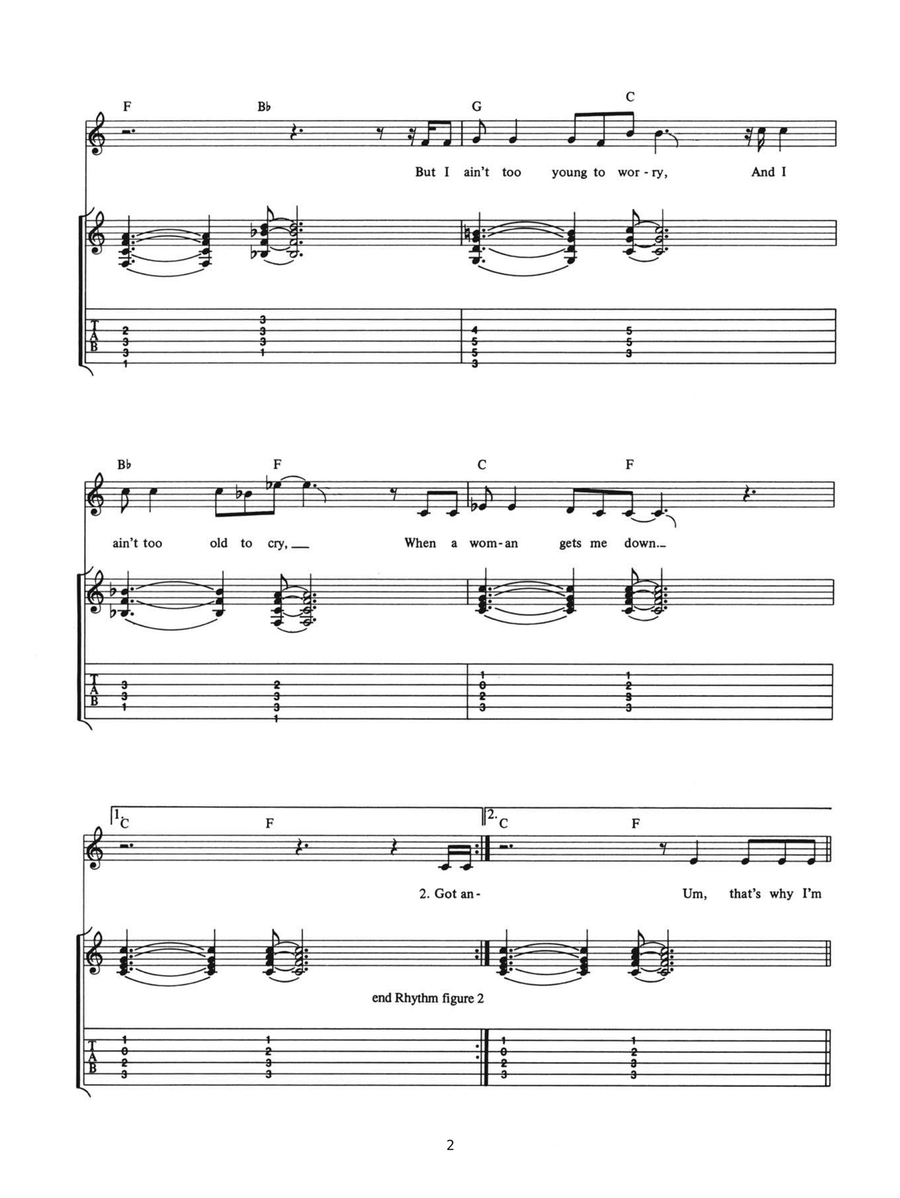 Ride On Ride On Guitar Tablature scores gallery preview page 2
