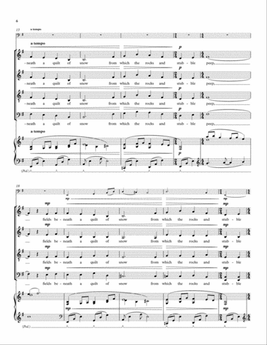A Winter Day A Winter Day Divisi scores gallery preview page 3