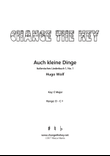 Auch kleine Dinge - E Major