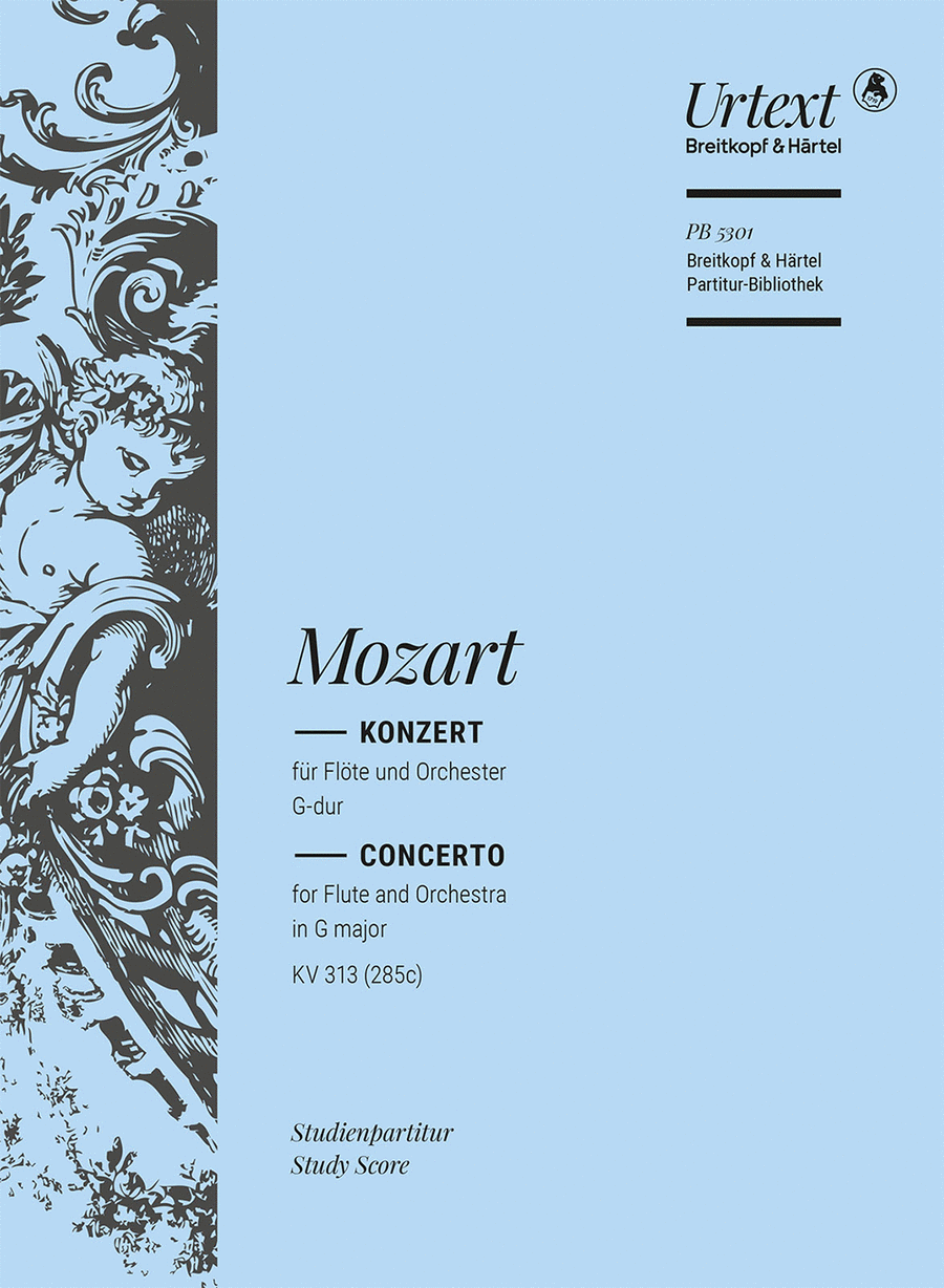 Flute Concerto [No. 1] in G major K. 313 (285c) Orchestra scores gallery preview page 1