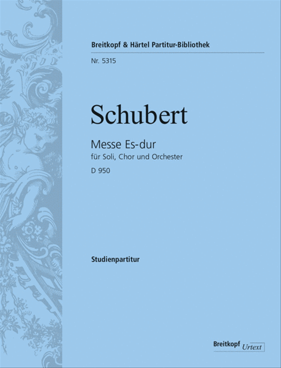 Mass in E flat major D 950 SATTB scores gallery preview page 1