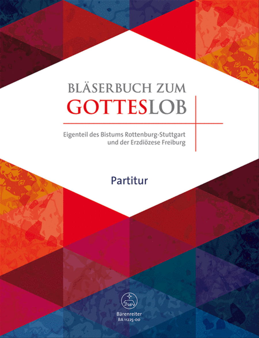 Blaserbuch zum Gotteslob -Preludes and accompaniments / free works- (Gemeinsamer Eigenteil des Bistums Rottenburg-Stuttgart und der Erzdiozese Freiburg) Score scores gallery preview page 1