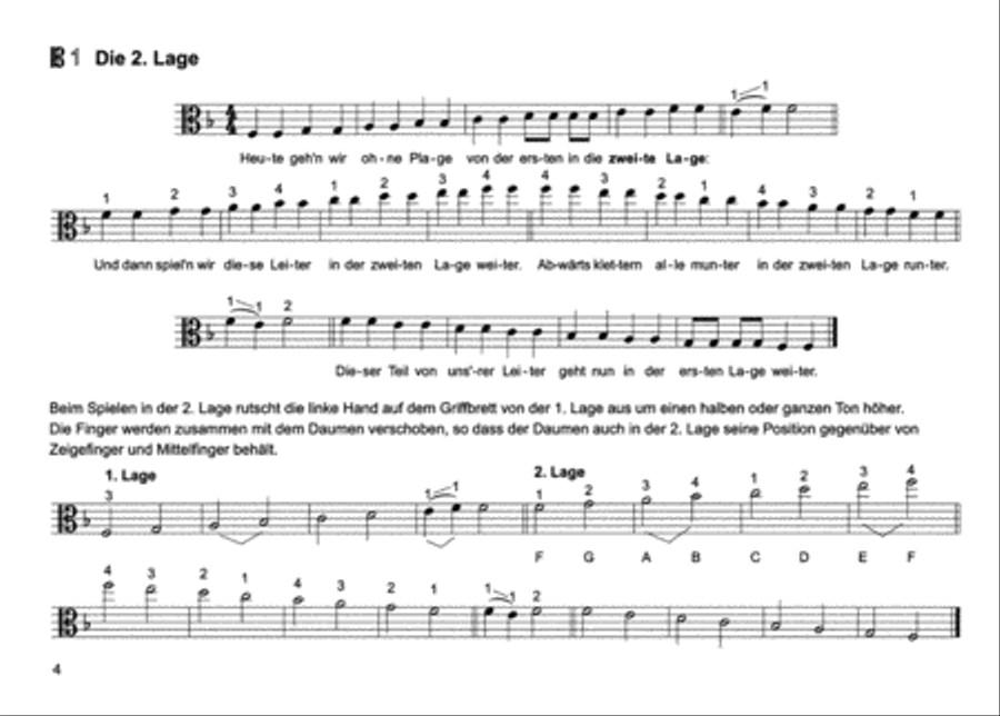 Gemeinsam von Anfang an. Viola Tutor, Volume 3 Viola Solo scores gallery preview page 2