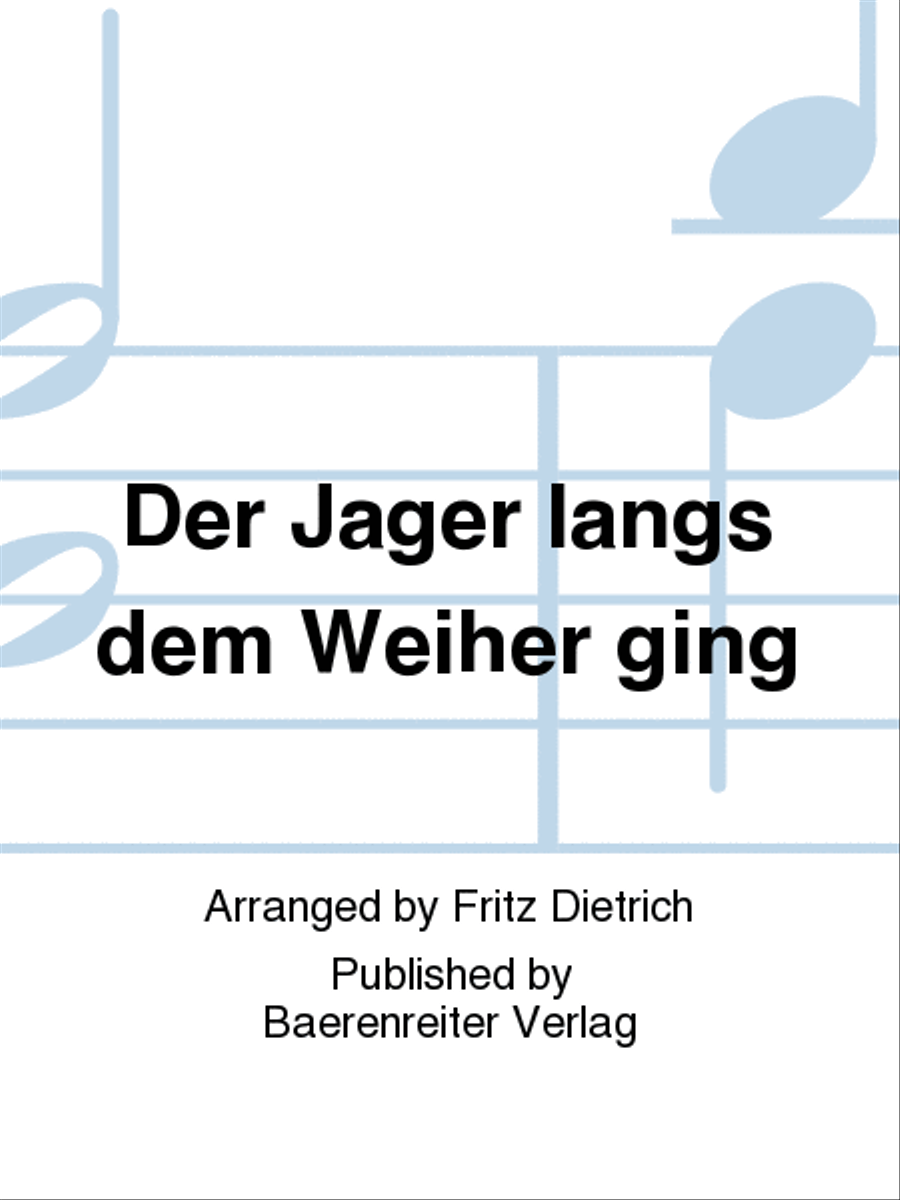Der Jäger längs dem Weiher ging 4-Part scores gallery preview page 1
