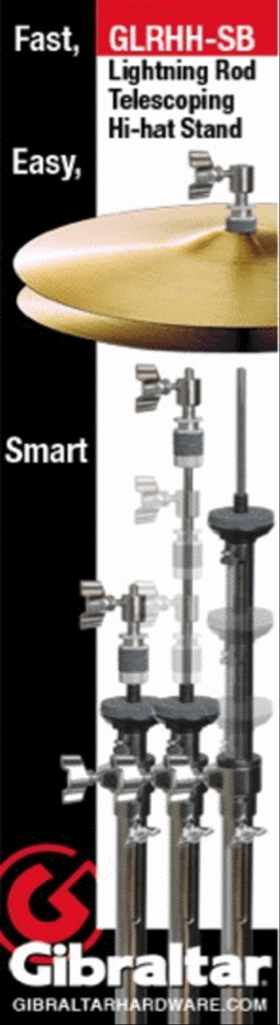 Lightning Rod Telescoping Single Braced Hi-Hat Stand Musical Instruments scores gallery preview page 6