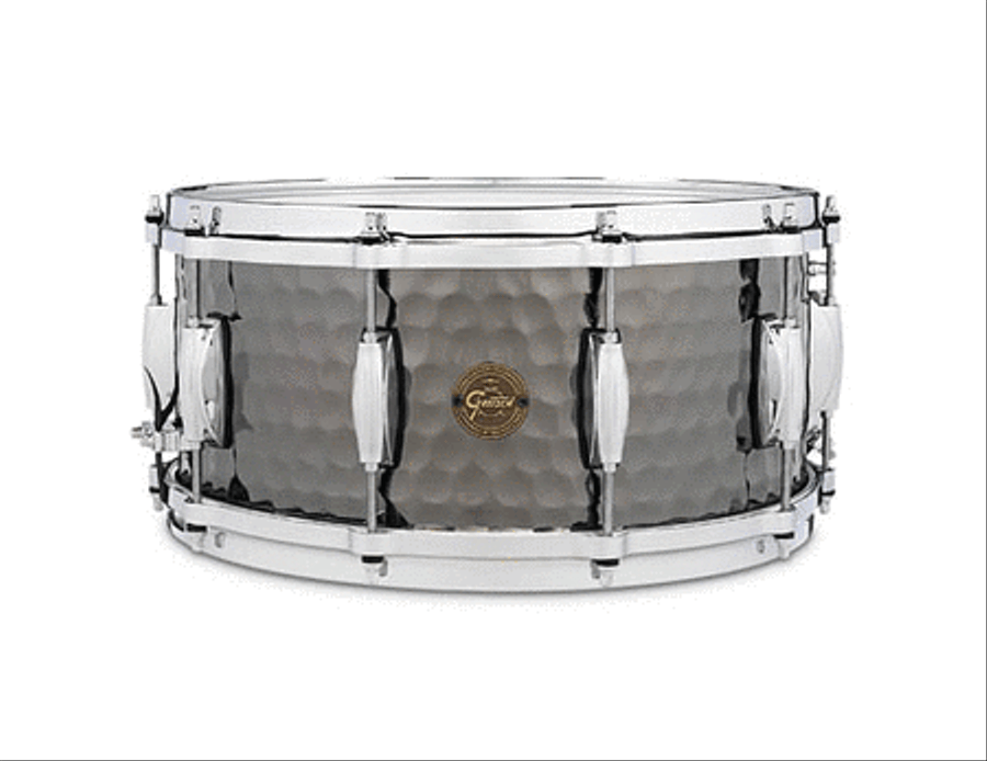 Gretsch Hammered Black Steel Snare Drum Snare Drum scores gallery preview page 2
