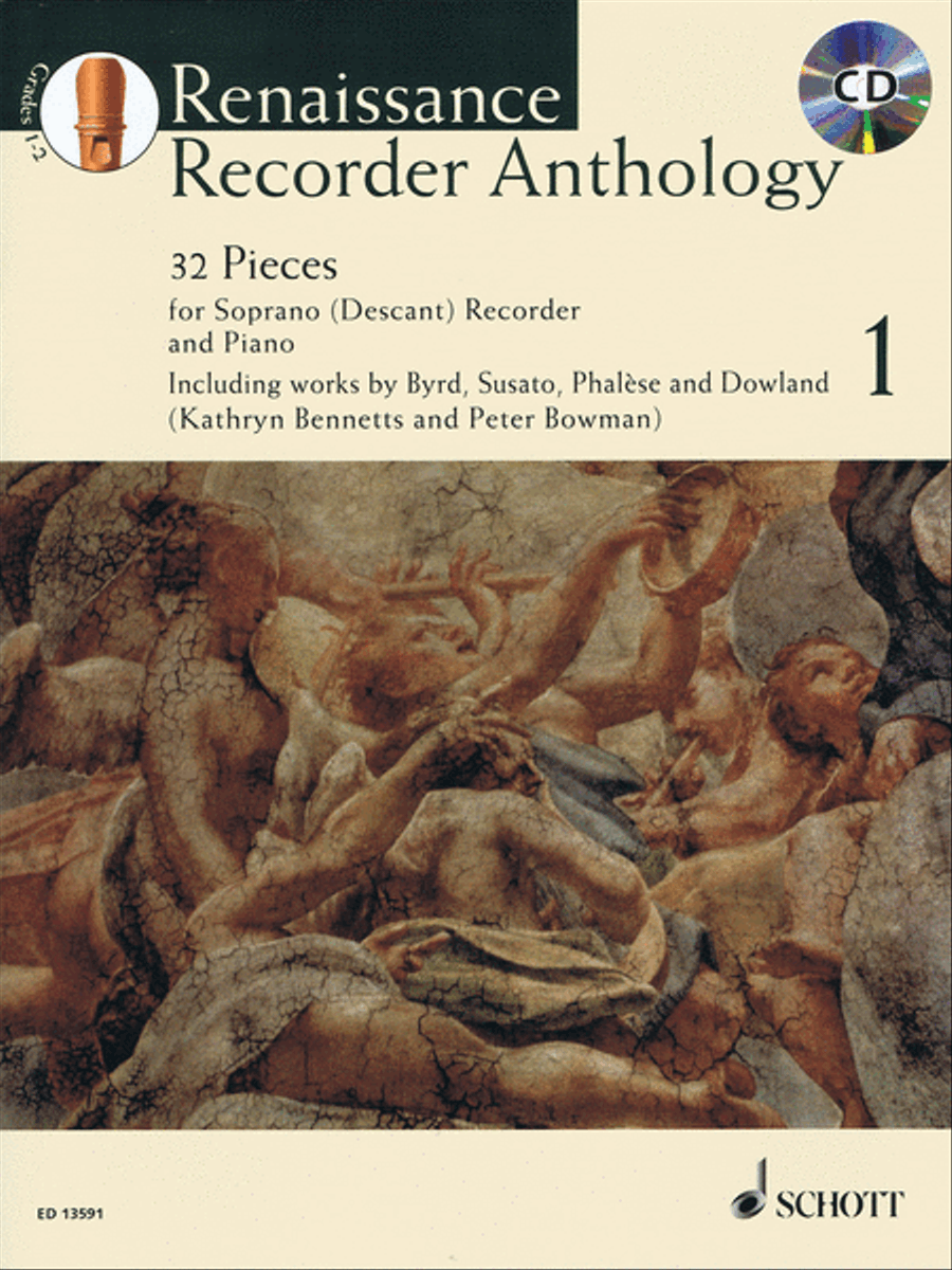 Renaissance Recorder Anthology – Volume 1 Soprano Recorder scores gallery preview page 1