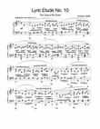 Lyric Etude No. 10 