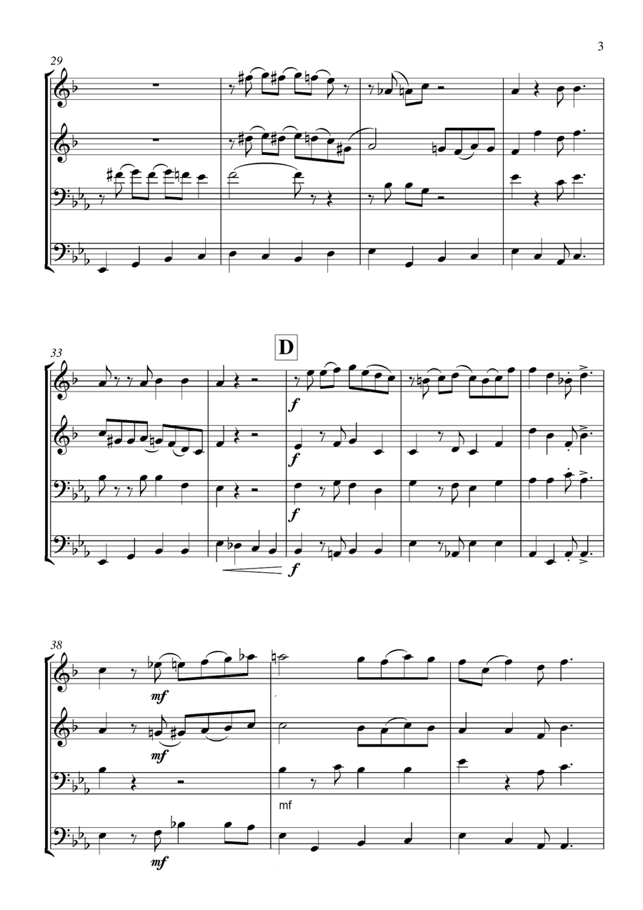 Old Folks at Home Old Folks at Home Brass Ensemble scores gallery preview page 4