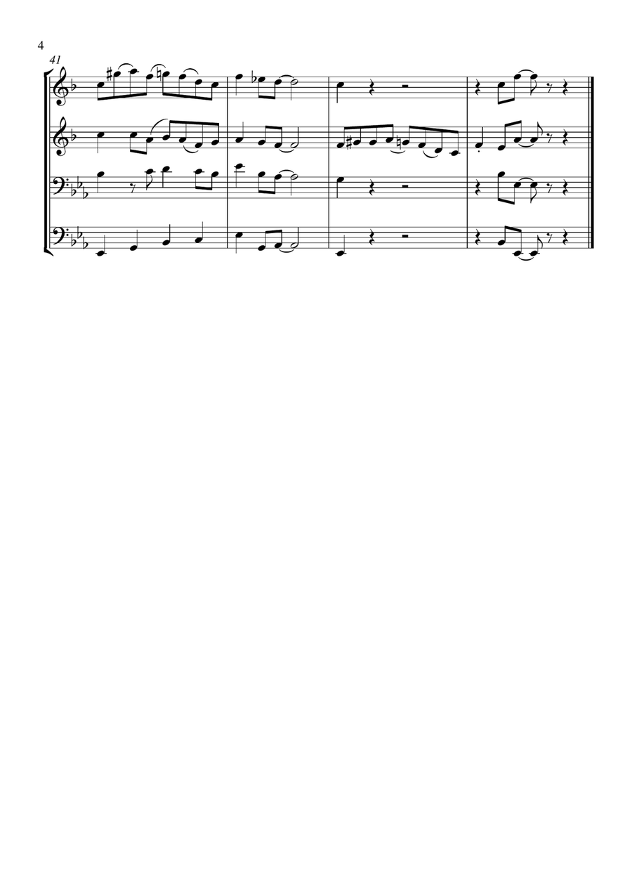 Old Folks at Home Old Folks at Home Brass Ensemble scores gallery preview page 5