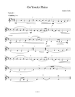 On Yonder Plains - Violin 2-2 - Part