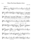 Where The Green Meadows Grow - Violin 1-2 - Part