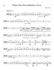 Where The Green Meadows Grow - Cello 2 - Part
