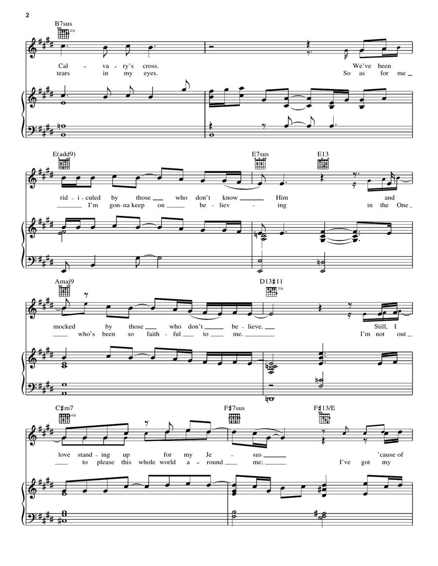 I Am Not Ashamed I Am Not Ashamed Piano, Vocal, Guitar scores gallery preview page 2