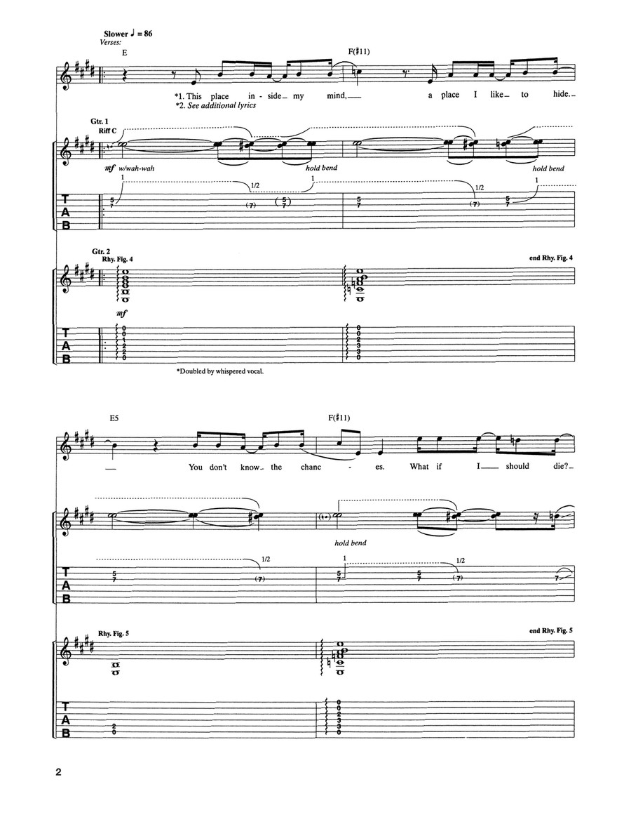 Blind Blind Acoustic Guitar scores gallery preview page 2