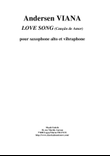 Andersen VIANA LOVE SONG (Canção de Amor) for alto saxophone and vibraphone