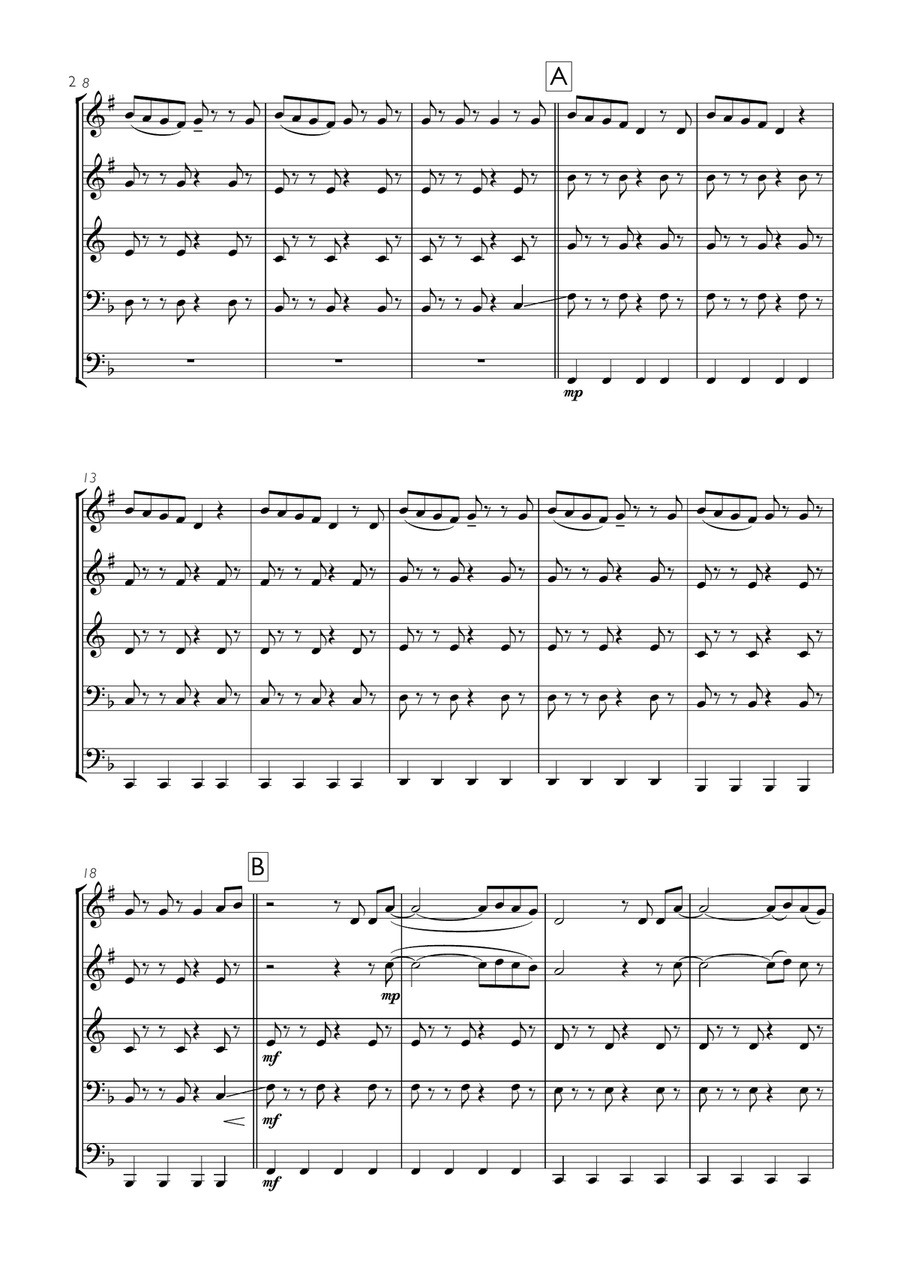 I Knew You Were Trouble I Knew You Were Trouble Brass Ensemble scores gallery preview page 2