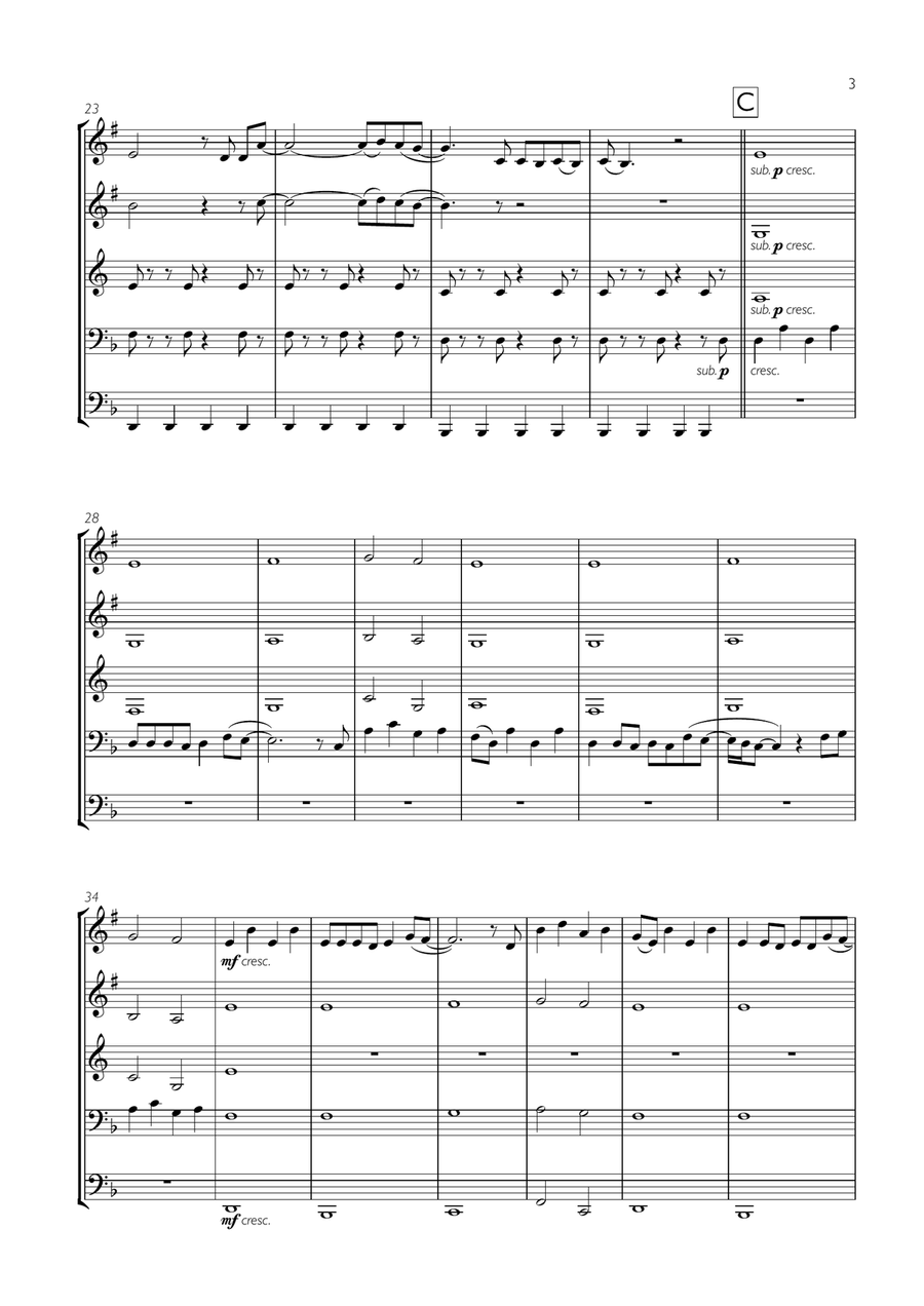 I Knew You Were Trouble I Knew You Were Trouble Brass Ensemble scores gallery preview page 3