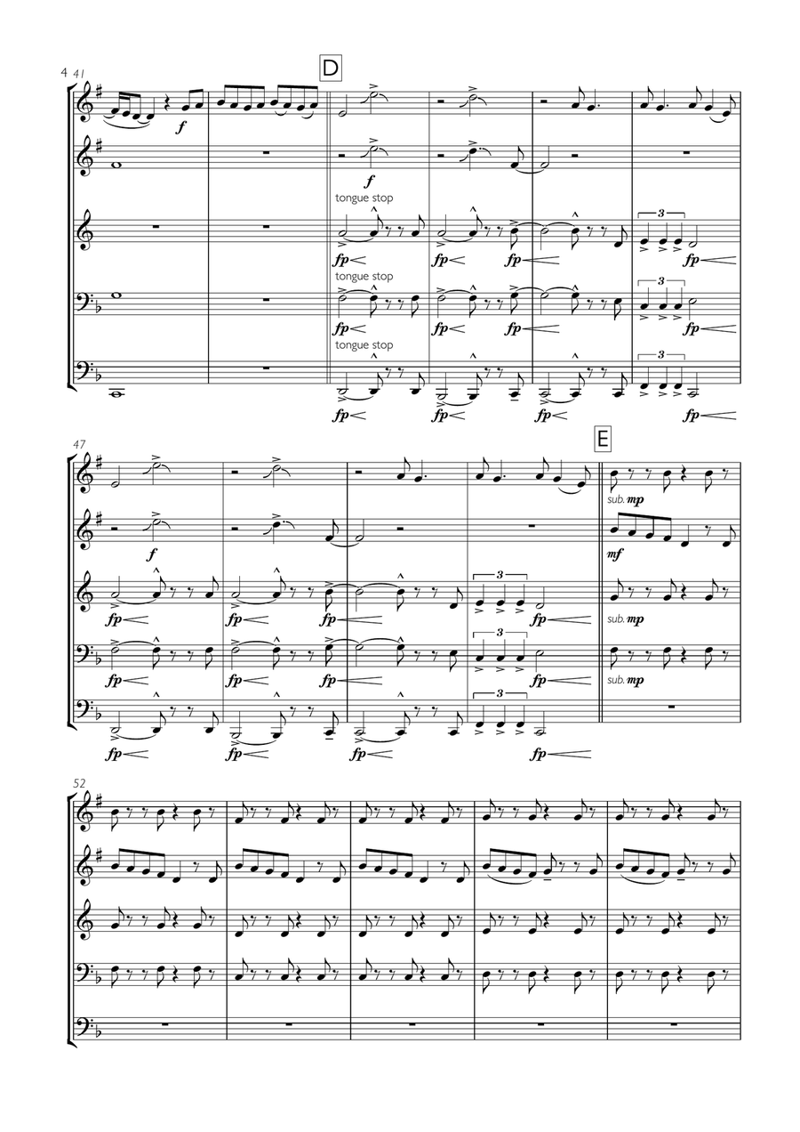 I Knew You Were Trouble I Knew You Were Trouble Brass Ensemble scores gallery preview page 4